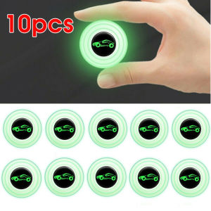 10PCS Self-adhesive Car Door Shock Absorbers Universal Light Up Anti-Collision Sticker Pads Silent Shock Absorber Flashing Self-adhesive Door Shock Absorber For Honda Toyota Mitsubishi Tesla Suzuki Mitsubishi Alpha And So On