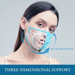 KHUNG ĐỠ KHẨU TRANG 3D SILICONE COMBO 10 CÁI | DỄ LẮP NHỎ GỌN TIỆN MANG THEO KHI CẦN