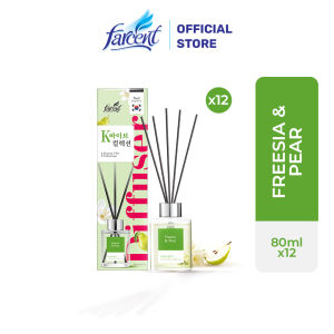 [Bundle of 12] Farcent Korean Vibe Diffuser Reed Diffuser Air Freshener | Black Cherry | Freesia & Pear | Rose Bouquet