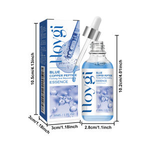 Hoygi Blue Copper Peptide Firming Serum – For All Skin Types Collagen Boost Repair & Hydrating Fast Absorbing Non-Irritating