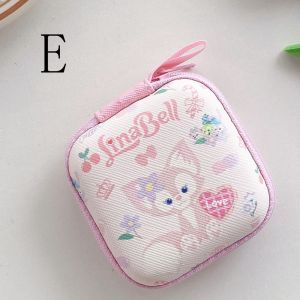 Huife Mini Zipper Headphone Case Portable Coin Purse USB Cable Earphone Storage Bag Gadget Pouch 7.5*7.5CM