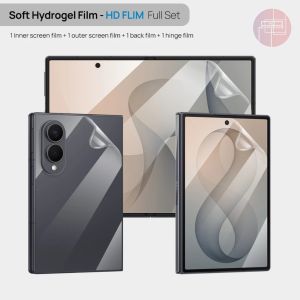 Samsung Z Fold 8 Screen Protector Front And Back Full Coverage Clear Soft Matte TPU Film