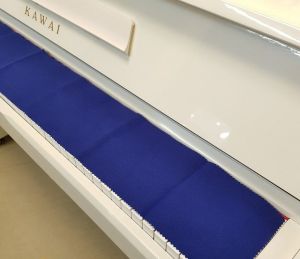 Khăn Phủ Phím Đàn Piano màu xanh dương