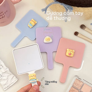 Gương Cầm Tay Mini Kèm Charm Trang Trí Dễ Thương CUTE CAT Tiện Lợi Mang Theo - HÀNG CÓ SẴN