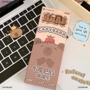 [COD] yixiayun Cute Cartoon Capybara Gel Pen 0.5mm Gel Pen Lovely Animal Pens Pretty Aesthetic For School Office Supplies Stationery