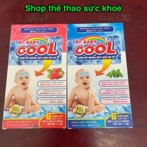 MIẾNG DÁN HẠ SỐT DR.BABY COOL GIẢM SỐT NHANH MÁT LẠNH TỨC THÌ ( XUẤT XỨ VIỆT NAM ) HỘP 6 MIẾNG DÁN