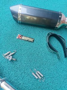 Akraphovic for Rouser 135 full system (51mm) stainless elbow