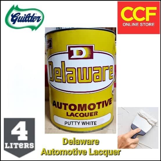 Delaware Automotive Lacquer Putty White Gallon Liters Interior