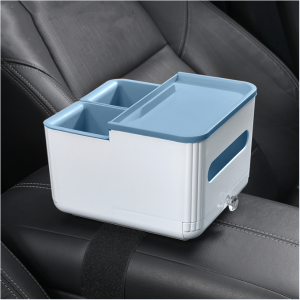 Lavender.thai กล่องวางแก้วน้ำ กล่องใส่ของอเนกประสงค์ อุปกรณภายในรถยนต์