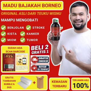 BELI 2 FREE 1 Madu Bajakah Borneo Teuku Wisnu Benjolan Kanker Tumor Wasir Ambeien Kolesterol Asam Urat Kelenjar Getah Bening