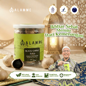 Black Garlic Bawang Putih Hitam Tunggal Lanang Jumbo Premium Alamme 220 Gram Obat Herbal Alami Peningkat Daya Tahan Tubuh Imunitas Atasi Alergi Kulit Stroke Serangan Jantung Penurun Darah Tinggi Kolesterol Asli Halal
