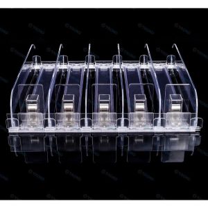 Drinks Spring Loaded Pushers For Fridge Plastic Adjustable Divider Shelf Tray Card Storage Easy Assembly Retail Display