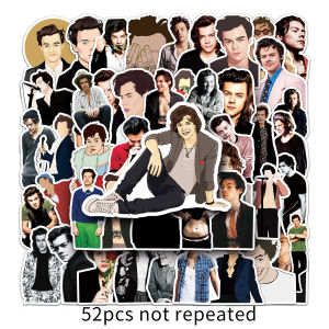 52PCS British Star Singer Harry Styles Personalized Graffiti Waterproof Sticker