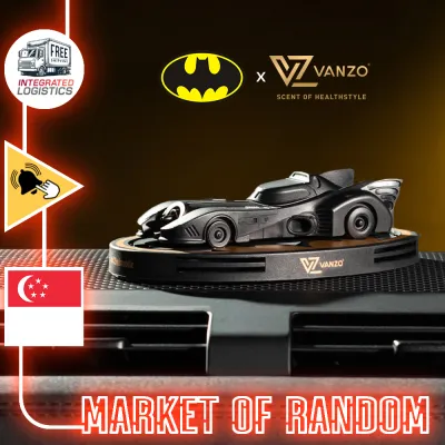 🇸🇬SG SELLER🇸🇬 Vanzo x Batman Series Car Perfume Batmobile 1989 Car Airfreshener Limited Edition Series