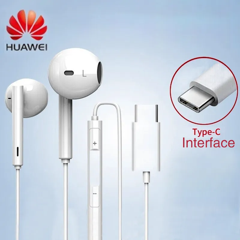 Original huawei type online c earphones