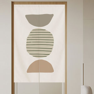 Door Curtain Noren with Rods Long Japanese Style For Door Entrance Kitchen Doorway And Room Divider