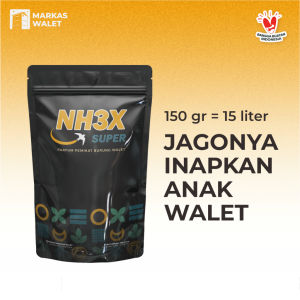 (BISA COD) Parfum Pemikat Walet NH3X Jagonya Inapkan Walet 150 gr (untuk 15 liter) (BISA COD)