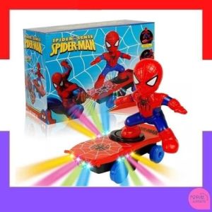 Spider Sense Spider-Man Scooter Fell Up and Stood Up / Ultimate Spiderman Motorcycle Gift For Kids