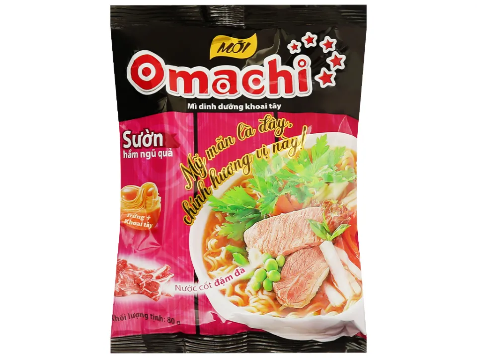 Mì Omachi Sườn Hầm Ngũ Quả Gói 80G | Lazada.vn