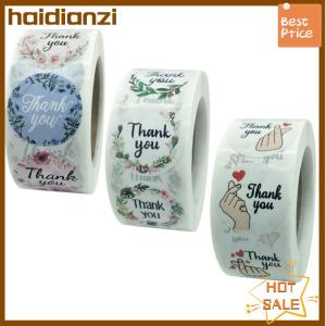 haidianzi ดอกไม้ขอบคุณสติ๊กเกอร์ป้ายของขวัญสติกเกอร์วันเกิดงานแต่งงาน