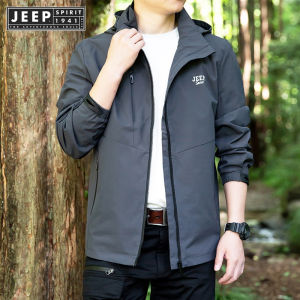 Jeep Tinh Thần 1941 Etd Windproof Và Không Thấm Nước ngoài trời thường ngày Leo Núi Lớn Áo khoác có mũ Hàng Đầu Người Đàn Ông Của Áo Khoác