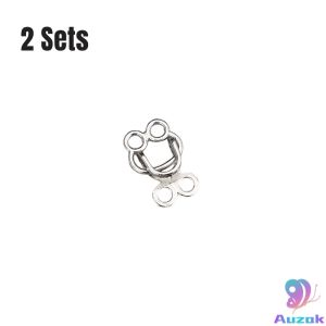 Auzak Metal Jeans Button Snaps Detachable Pants Clips Invisible Pants Hook DIY Waist Tightener