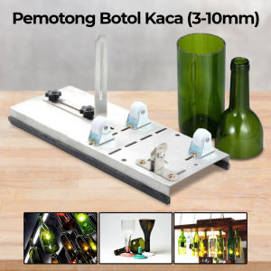 Pemotong Botol Kaca 3-10mm Manual Glass Bottle Wine Cutter DIY WD20