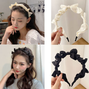 Y2K Fashion Korean Style Hairband Princess Bow Headband for Women Aesthetic Hair Accessories