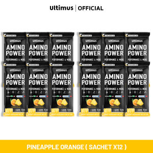 Ultimus Amino Power (Active BCAAs 2:1:1) Pineapple Orange Flavor อัลติมัส อะมิโน เพาเวอร์ 2 กล่อง ขนาด 22g (Pack 6)