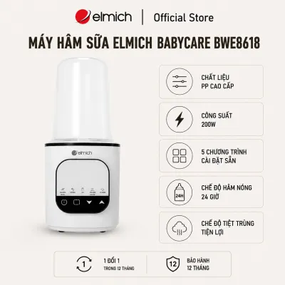 (SALE 8.8)Máy hâm sữa Elmich Babycare BWE8618