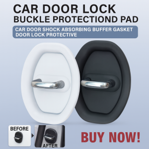 Car Door Latch Protector Silent Cushion Shock Absorbing Cover