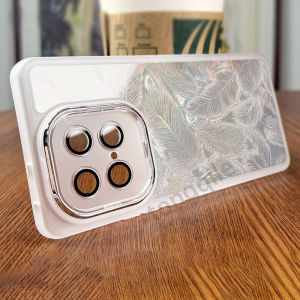 เคสสำหรับ IQOO Neo 10 Neo10 5G 2025เคสใส่โทรศัพท์กระเป๋าใส่กล้องชุบด้วยไฟฟ้าลายขนนกกากเพชรหรูหราเคสกันกระแทกมือถือฝาหลังอ่อนนุ่ม TPU แบบยืดหยุ่น