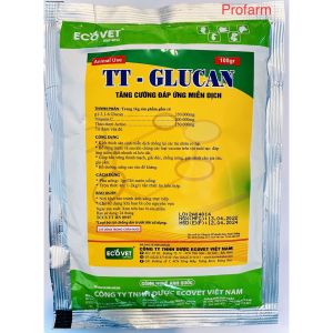 TT-Glucan Gói (100g) Giúp Tăng Cường Miễn Dịch Chống Nóng Giải Nhiệt Cơ Thể Cho Gia Suc Gia Cầm