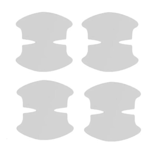 4pcs Vehicle Door Handle Protector Film Transparent Adhesive Shield Scratch Prevention Solution For Automotive Exteriors