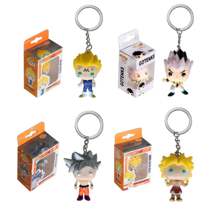 1Pcs Funko POP Keychain Dragon Ball Z Action Figures Gotenks