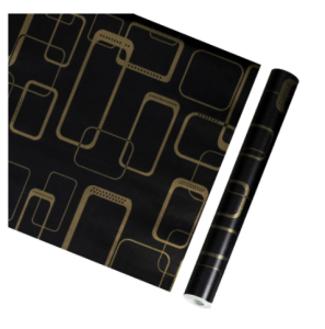 HOMEWALLPAPER - Wallpaper Dinding Sticker Motif Hitam 8 - Wallpaper Dinding Kamar Tidur - Motif Klassik Elegant - Dekorasi Tembok