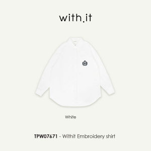 Withit Embroidery shirt เสื้อเชิ้ตปักโลโก้วิทอิทคลับ - TPW07671