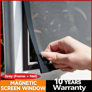 DIODIY DIY custom mesh anti-mosquito Strong Magnetic Screen Window with frame Anti Fly Mosquito Net