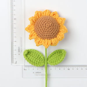 🌻Sunflower Handmade Diy Knitted Wool Bouquet Immortal Flower  Sunflower Flower ValentineS Day MotherS Day Gift   Hand Knitted Woolen Flowers Finished Simulation Tulip Sunflower Bouquets