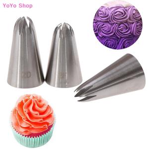💕 YoYo Shop 💕 1Set Medium Icing Piping Pastry Nozzle Tips Baking Tool Stainless Steel Nozzles