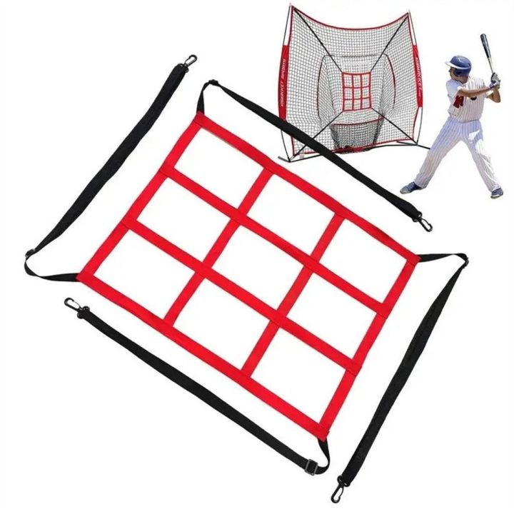 FRKJU 9 Hole Baseball Hitting Net Throwing Target Training Aid Baseball