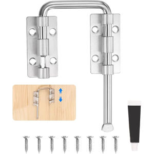 Multi-angle Door Loop LockSturdy Stainless Steel U-shaped Lock for BarnGate and Fence Use