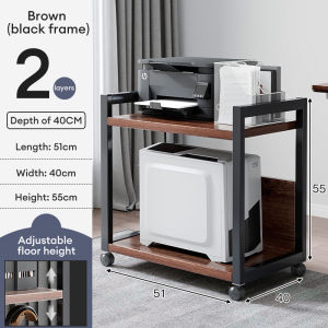 SUNNY Office Printer Storage Rack With Wheel Mordern Office Movable Multi-layer Folder Storage Cabinet Rak
