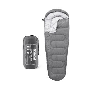 Bobcat Mummy Type Lightweight Folding Outdoor Cotton Sleeping Camping Bag / Warm Hiking Blanket