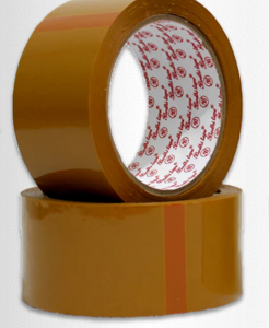 Lakban Bening dan Cokelat Ukuran 45 mm Isolasi Paking Kemasan Murah