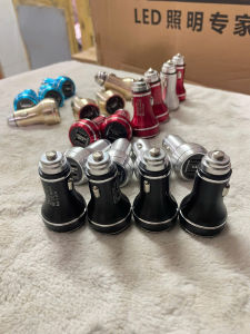 Tẩu sạc nhanh điện thoại dùng trong ô tô điện 12v và 24v dùng chung. Tẩu 2 cổng Usb siêu tiện lợi (1 chiếc)