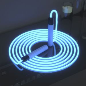 ADREE Chiều dài có thể điều chỉnh Dây nhảy phát sáng LED PU Sáng sủa Dây nhảy phát sáng Chất lượng cao Ánh sáng rực rỡ Dây nhảy huỳnh quang Tập thể dục cho trẻ em và người lớn