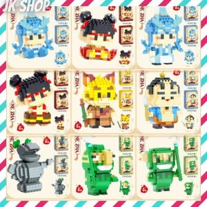 ️现货️ReadyStocks MZ328-336 9 in 1 Ne zha blocks toys 哪吒 周边手办 积木 兼容 乐高 守护神 熬丙 卡通 拼装 儿童 益智 小玩具 摆件
