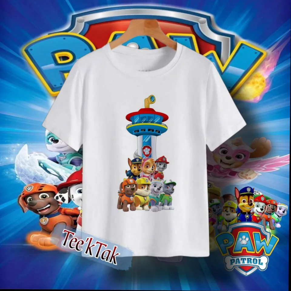 Adult paw shop patrol shirt