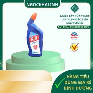 Nước tẩy bồn cầu Gift đậm đặc siêu sạch 600ml